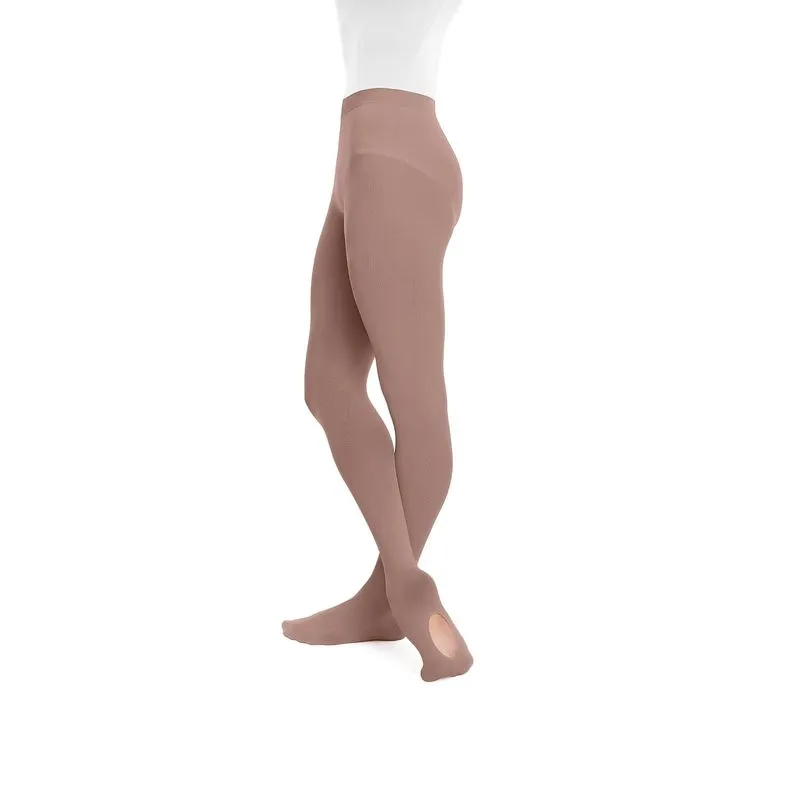 MEIA-CALÇA COM PÉ CONVERSÍVEL - ADULTO MOCHA 3G