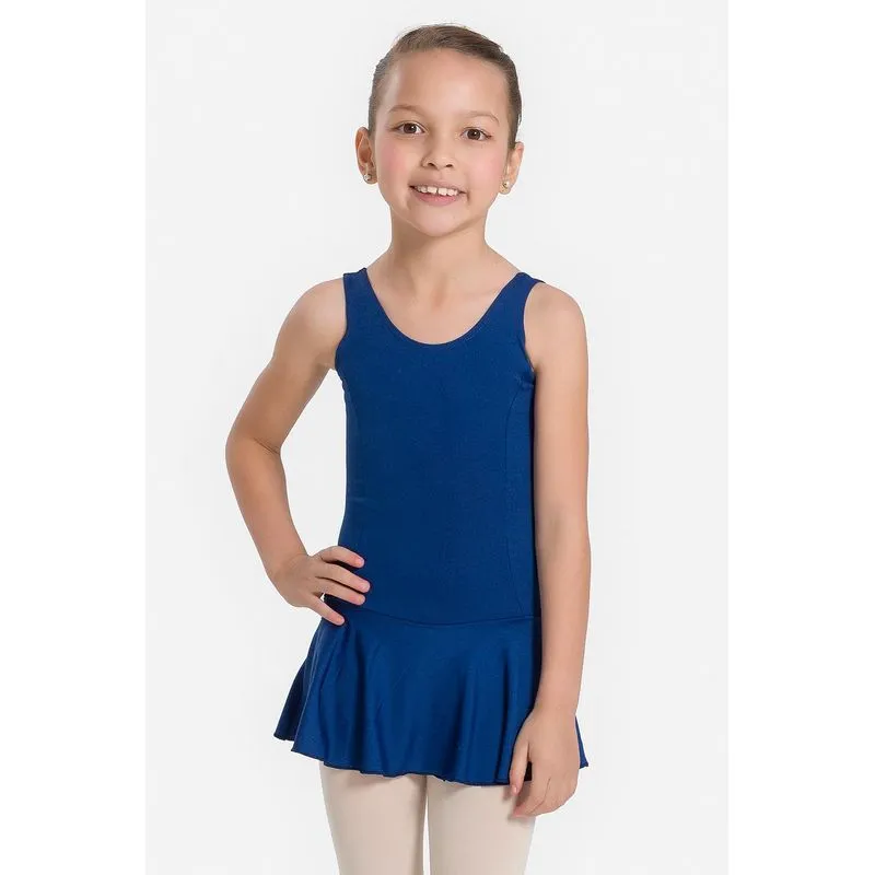 COLLANT C/ SAIA LARA INFANTIL - CLASSIC 26/27 (TAM. 8-10-12) MARINHO 12