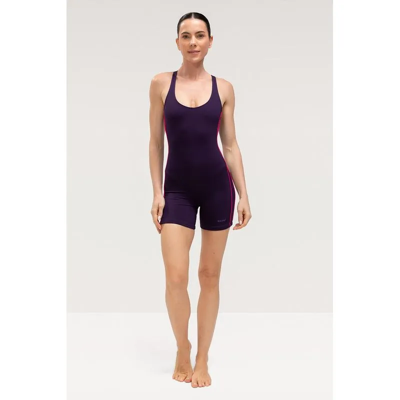 MACAQUINHO FRISO FECHADO NAS COSTAS COM TOUCA - SWIMWEAR 26/27 - UVA RI PP