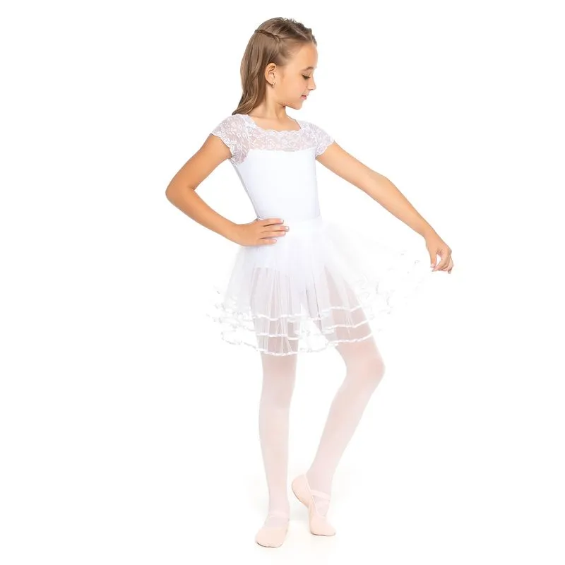 Saia de Tule com Fita - Infantil - SD1636 Preto - M