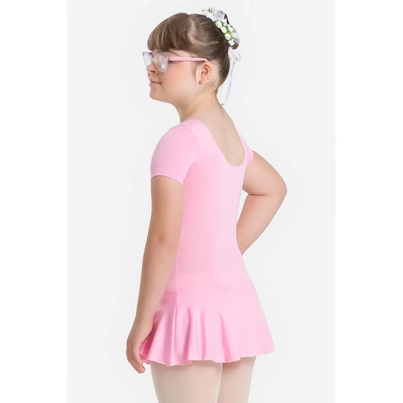 COLLANT C/ SAIA ISIS INFANTIL - CLASSIC 26/27 (TAM. 2-4-6) - ROSA FORTE 2