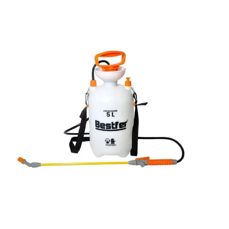 Pulverizador Manual Compressão Prévia 5 Litros Jardim Planta