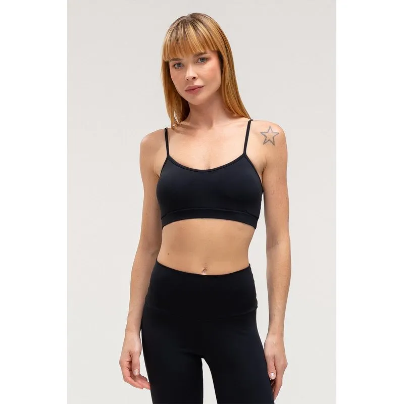 TOP COMFORT FIT NAKAY COM BOJO REMOVÍVEL - ESSENTIALS 26 - PRETO M
