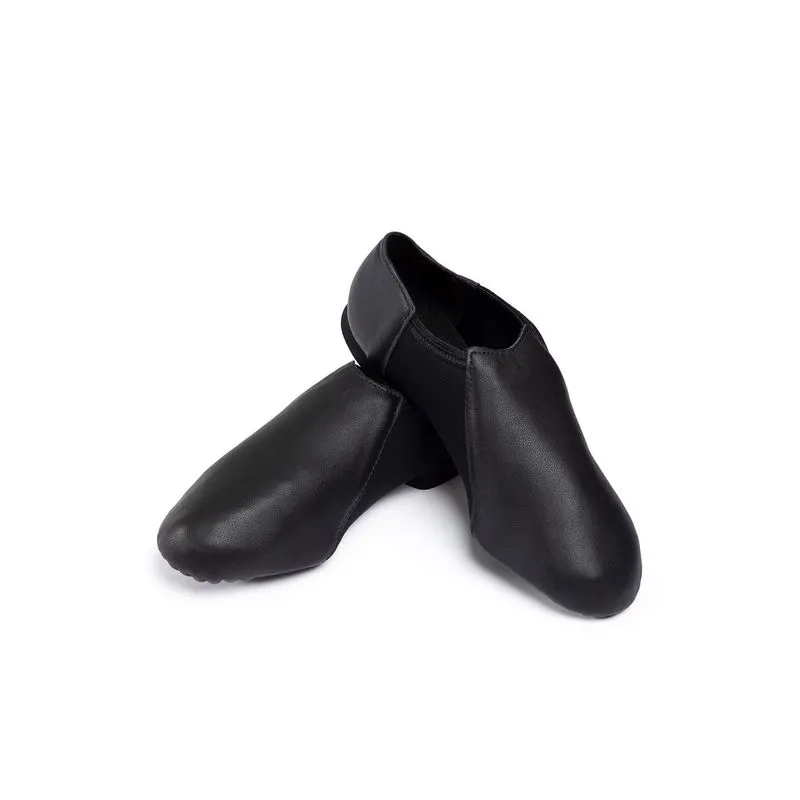 JZE43A - M - BOTINHA PROFISSIONAL JAZZ - SOLA DE CAMURÇA - PRETO 10 1/2S