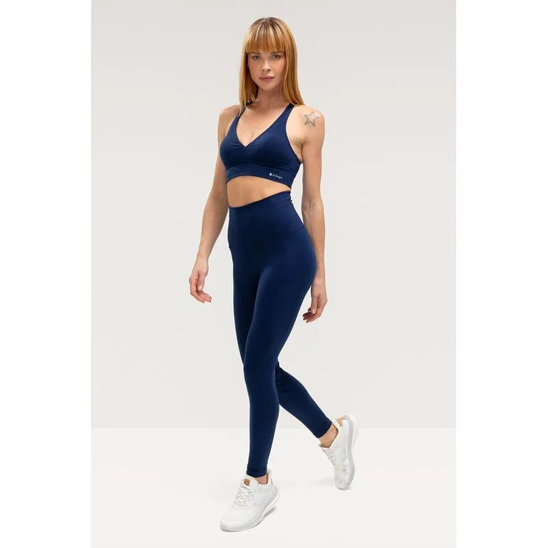 CALÇA LEGGING HIGH COMPRESSION HALTER - ESSENTIALS 26 - MARINHO GG/XL