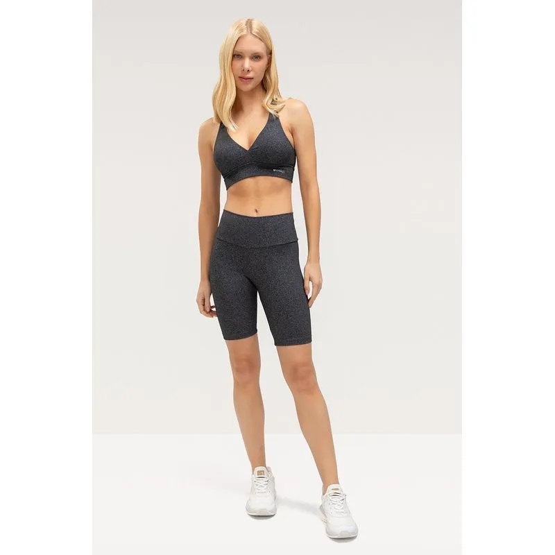 BERMUDA FLEX - ESSENTIALS 26 - MESCLA PRETO GG