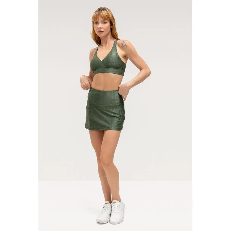 SAIA-SHORTS JACQUARD ID COM BOLSO - ESSENTIALS 26 - VERDE CROCO GG
