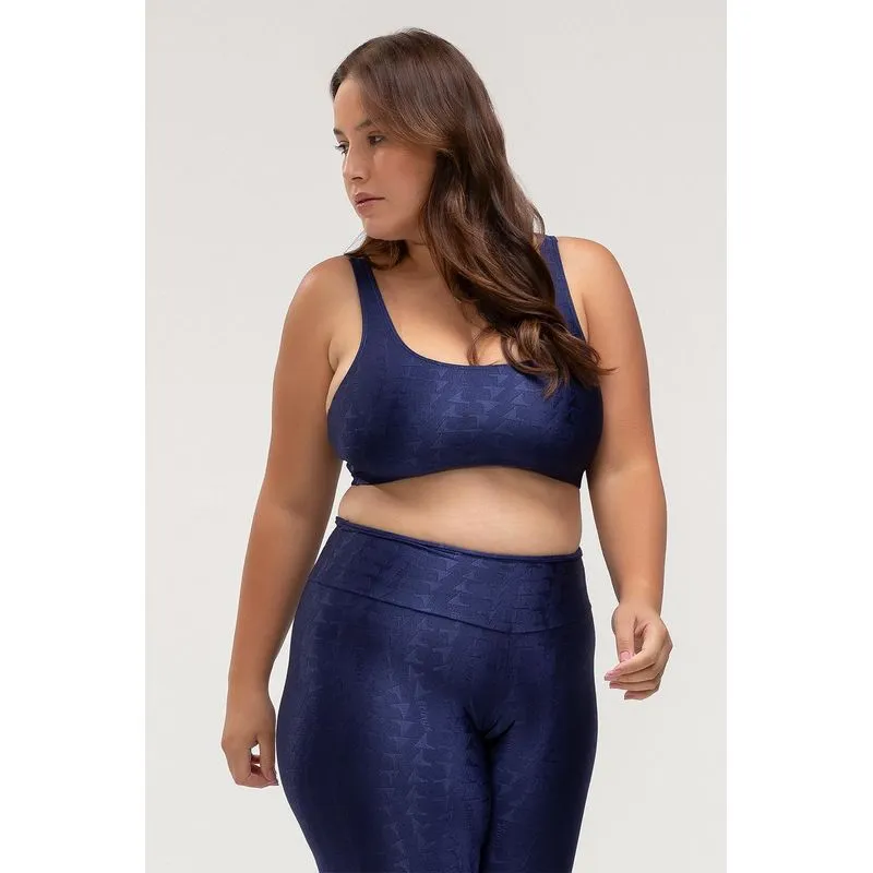 TOP JACQUARD ID PLUS SIZE - ESSENTIALS 26 - MARINHO P