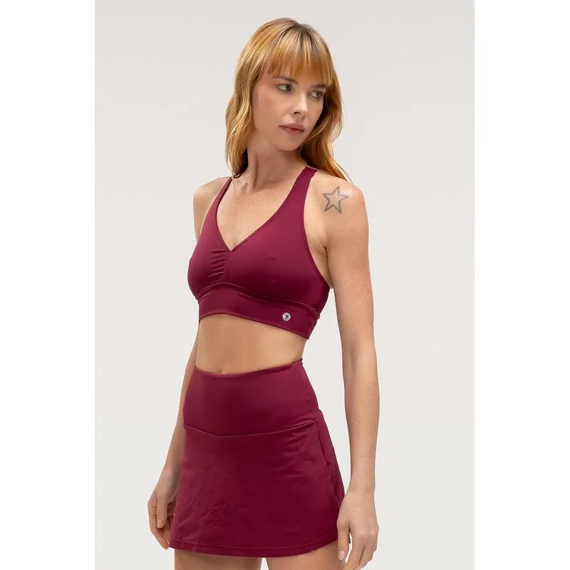 TOP SOFT CORE COM BOJO REMOVÍVEL - ESSENTIALS 26 - BORDÔ P