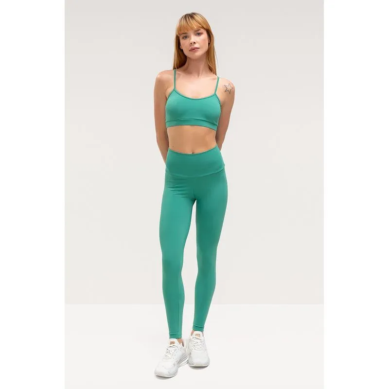 CALÇA LEGGING NAKAY COMFORT FIT COM BOLSO - ESSENTIALS 26 - SALVIA GG