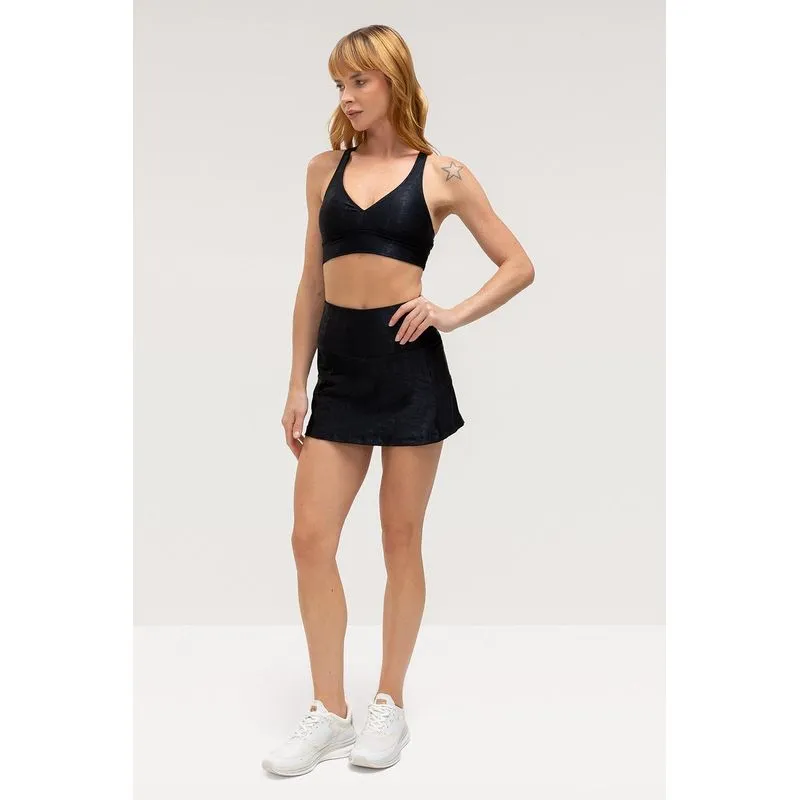 SAIA-SHORTS JACQUARD ID COM BOLSO - ESSENTIALS 26 - PRETO P