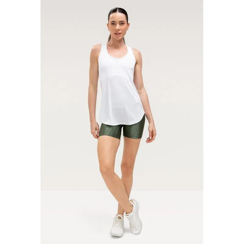 SHORTS INTERMEDIÁRIO JACQUARD ID - ESSENTIALS 26 - VERDE CROCO M