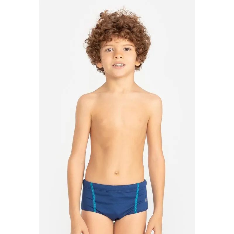 Sunga Infantil Contraste - Marinho Marinho M