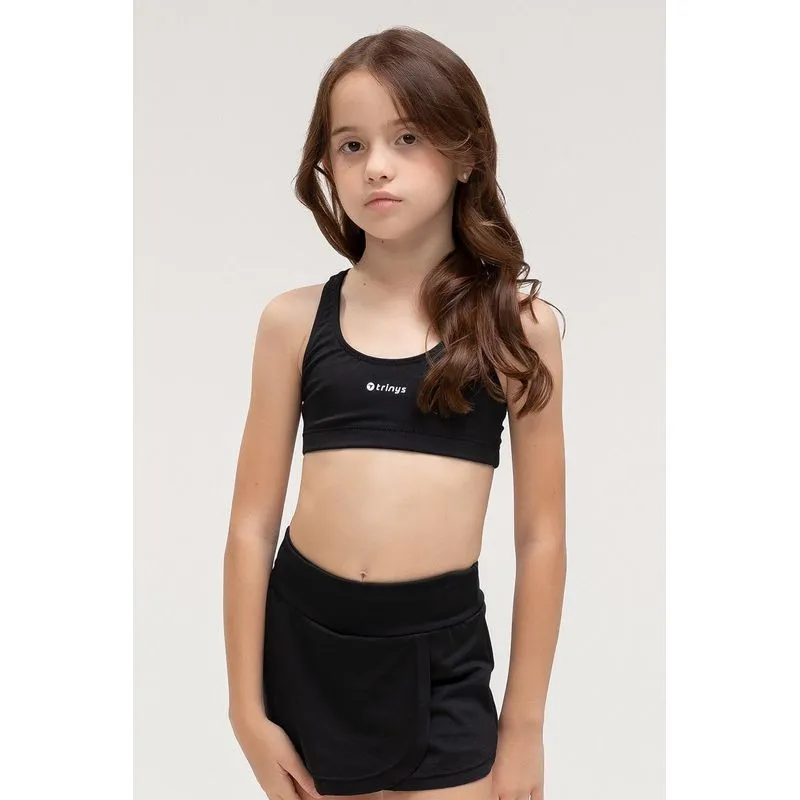 TOP INFANTIL - ESSENTIALS 26 - PRETO M