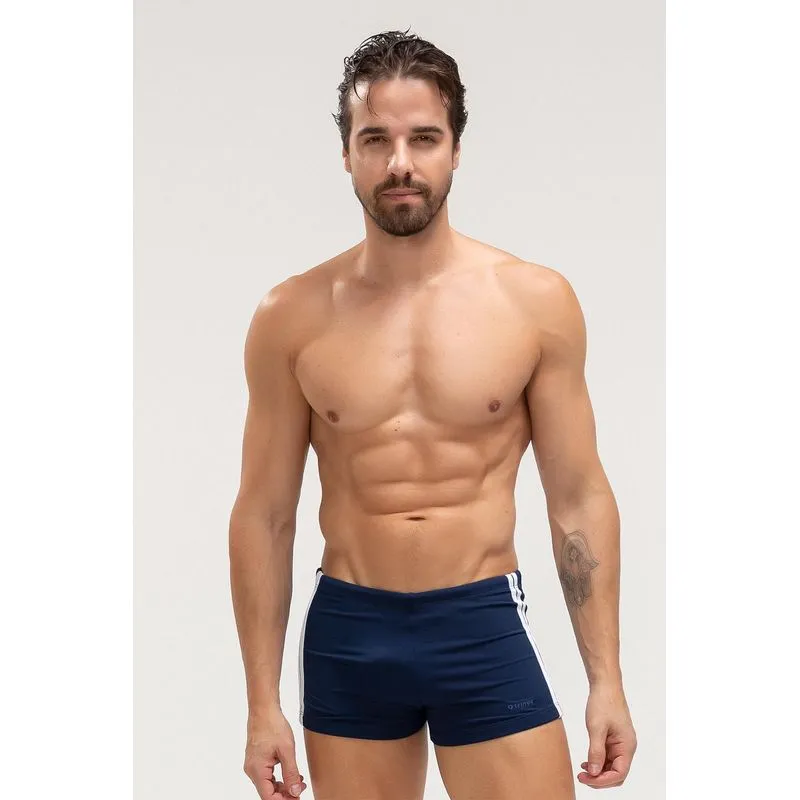 SUNGA GALÕES LATERAL 26CM - SWIMWEAR 26/27 - MARINHO PP