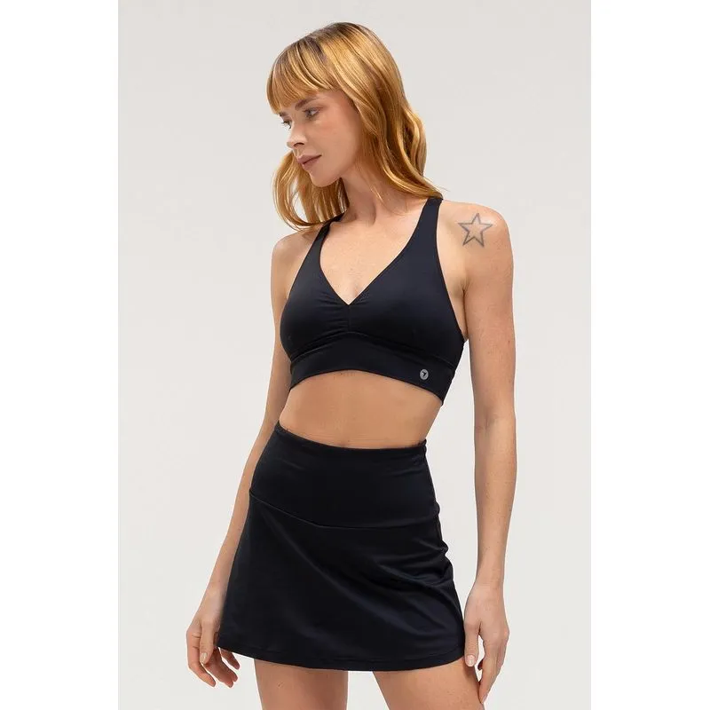 TOP SOFT CORE COM BOJO REMOVÍVEL - ESSENTIALS 26 - PRETO P