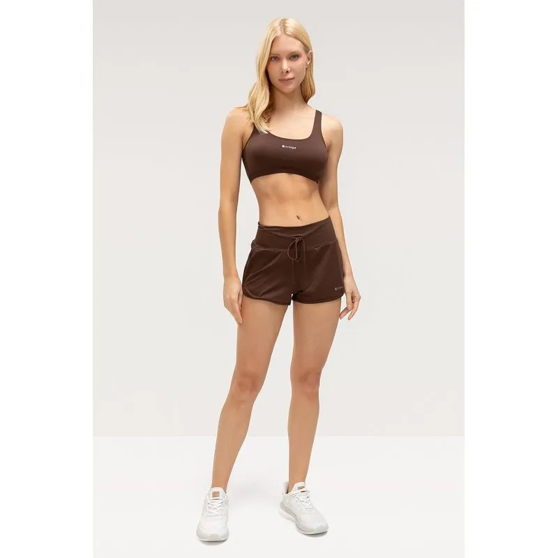 SHORTS SOFT TOUCH - ESSENTIALS 26 - MARROM P