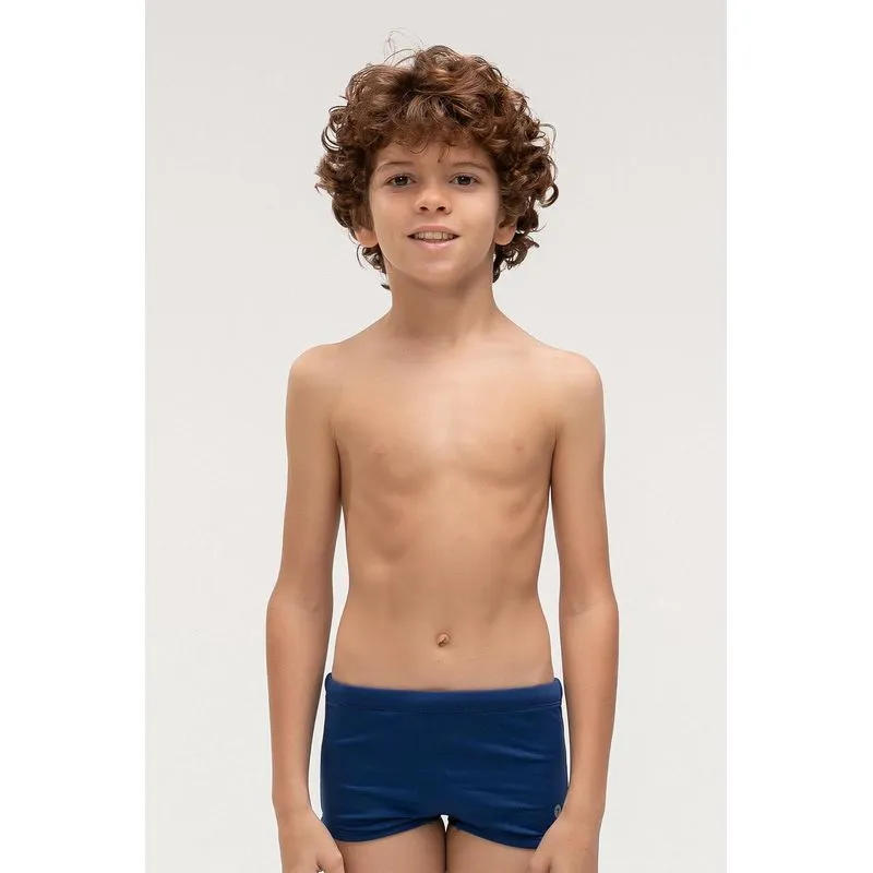 SUNGA LATERAL 16CM INFANTIL - SWIMWEAR 26/27 - MARINHO GG