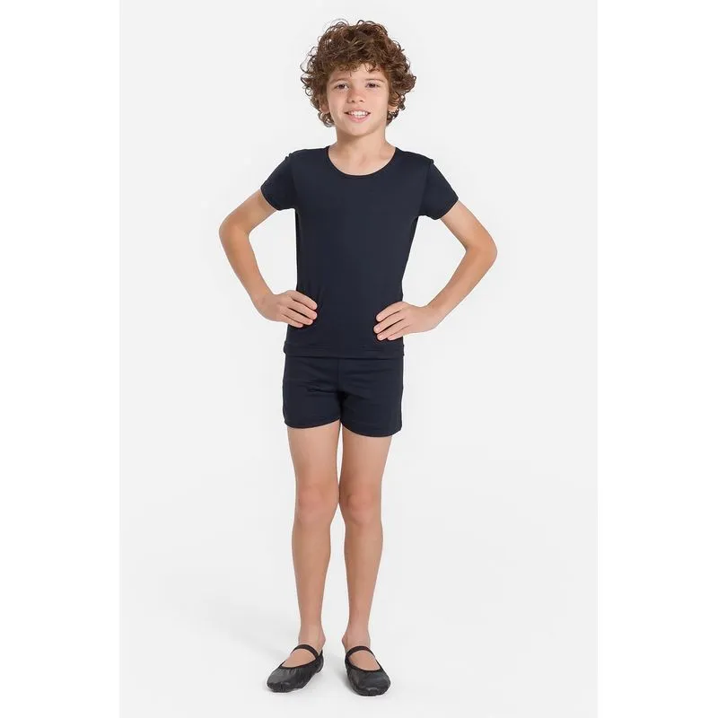 SHORTS LEO MASC. INFANTIL - CLASSIC 26/27 - PRETO GG