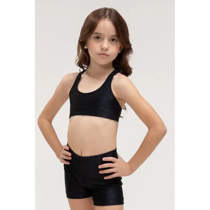TOP JACQUARD ID INFANTIL - ESSENTIALS 26 - PRETO M