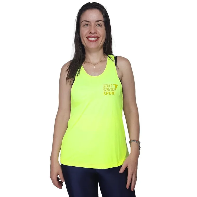 Regata Trinys Eco Dry Sport F-15808 Amarelo Feminina M / Amarelo / Neon