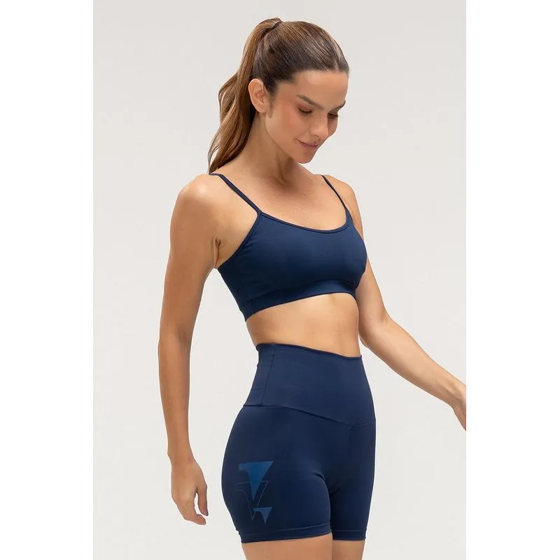 TOP FLEX COM BOJO REMOVÍVEL - ESSENTIALS 26 - MARINHO GG