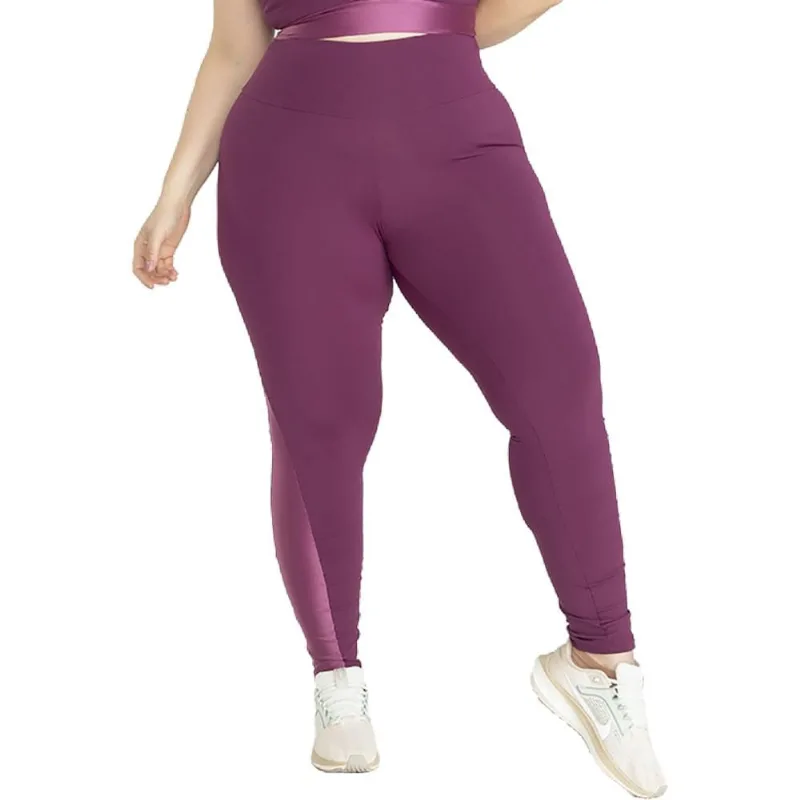 Legging Trinys Flex Energy F-15807 Plus Size Feminina G2 / Uva