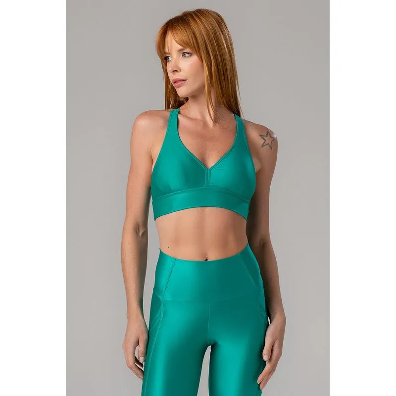 TOP COMFORT FIT ENERGY COM BOJO REMOVÍVEL ADULTO - MALAQUITA M/M