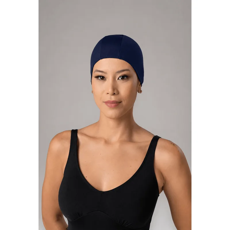 TOUCA MICROFIBRA STRETCH ADULTO - MARINHO UNI