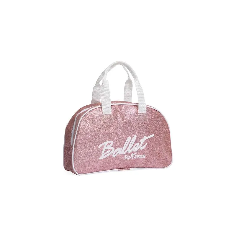 BOLSA DE MÃO EM COURINO GLITTER - BG762 - ROSA GLITTER - SD411 UNI