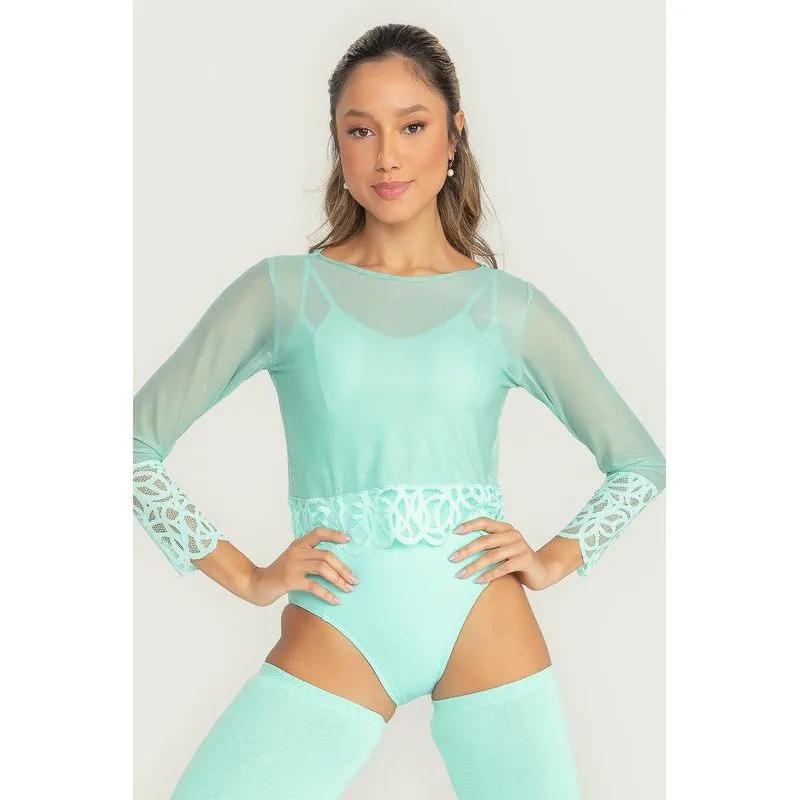BLUSA CHANTAL BE YOU/25 ADULTO - VERDE ARUBA GG
