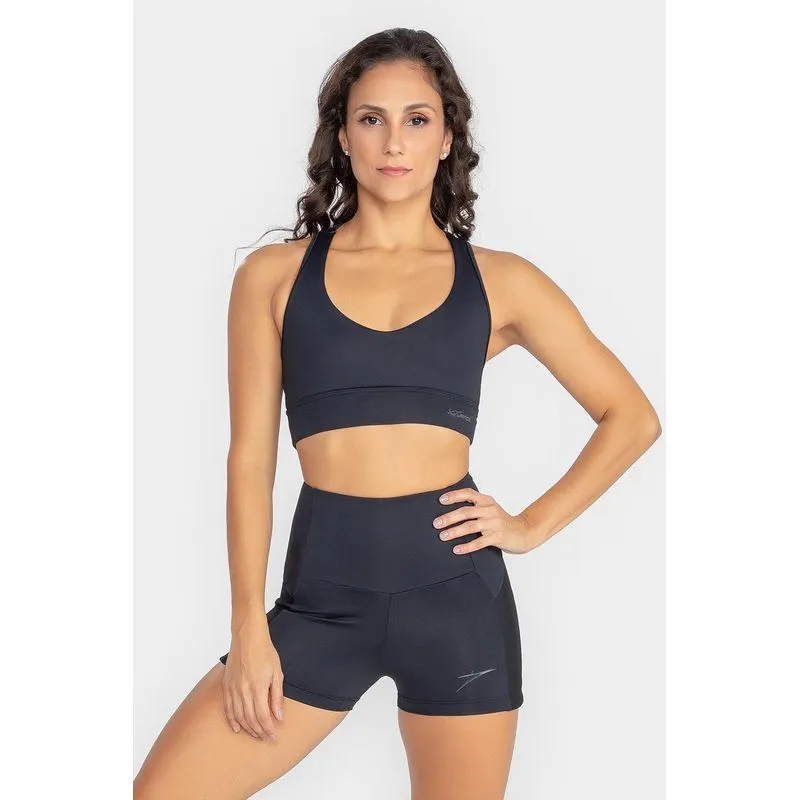 SHORTS BRISA BE YOU/25 ADULTO - PRETO M