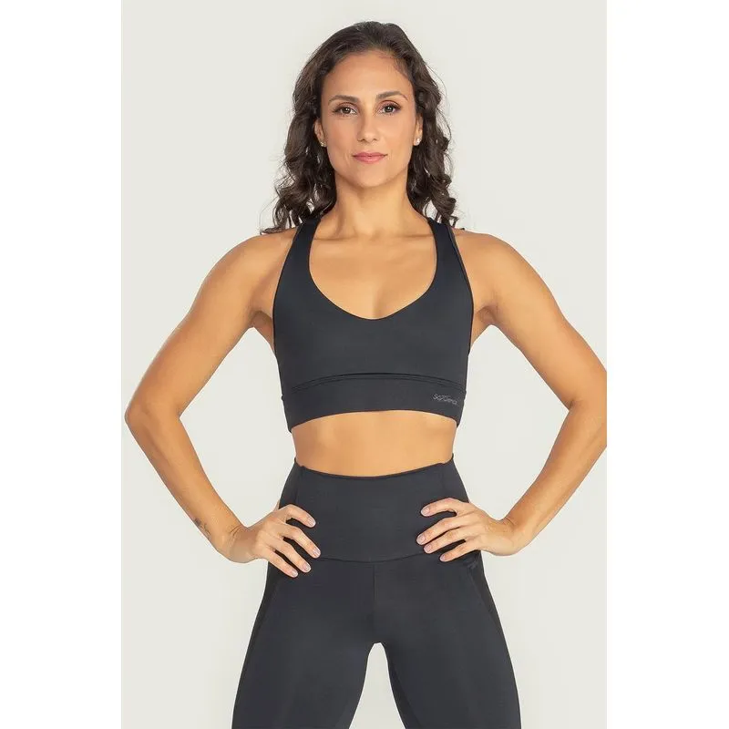 TOP BRISA BE YOU/25 ADULTO - PRETO P