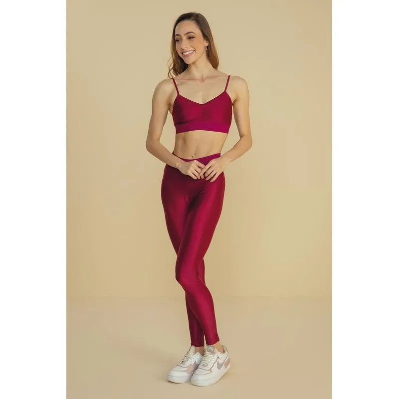 CALÇA NAILA BE YOU/25 ADULTO - CRANBERRY P