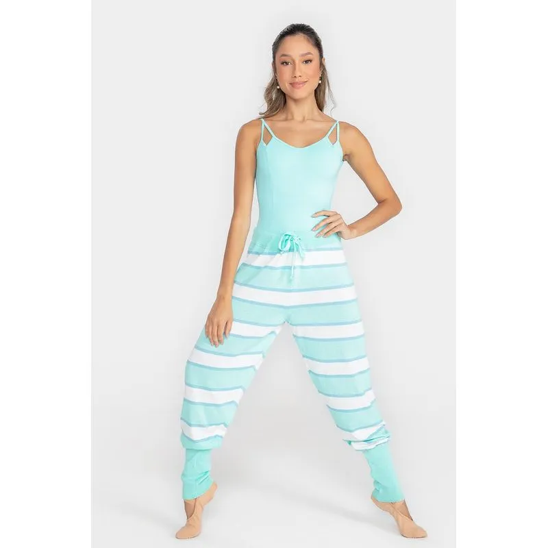 CALÇA ESTHENIA BE YOU/25 ADULTO - VERDE ARUBA / AZUL BB / BRANCO G