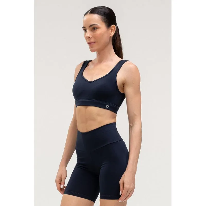 TOP FECHO HIGH COMPRESSION BOJO REMOVÍVEL - ESSENTIALS 26 - MARINHO EBONY P
