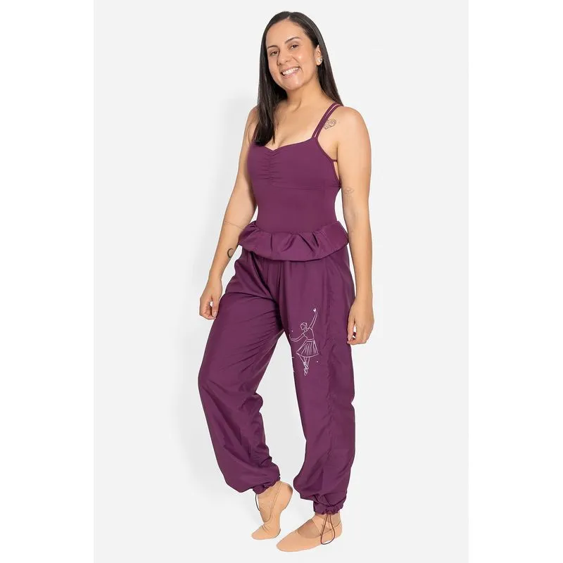 CALÇA MUNDO BAILARINÍSTICO/25 ADULTO - MALBEC PP/P