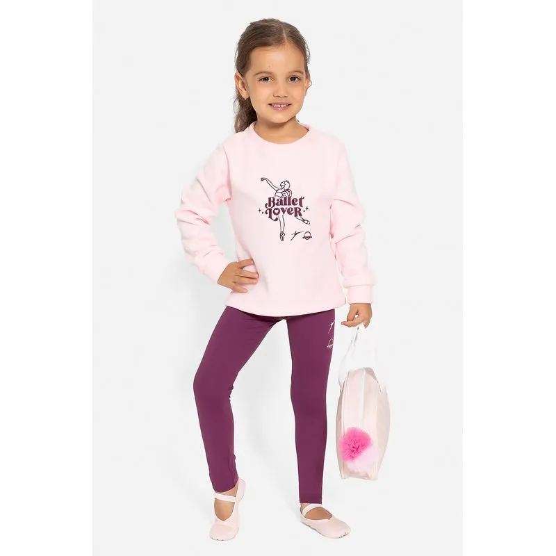 BLUSA MUNDO BAILARINÍSTICO/25 INFANTIL - ROSA M - G1006