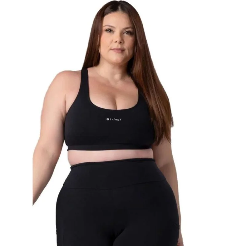 Top Trinys Plus Size M / PRETO