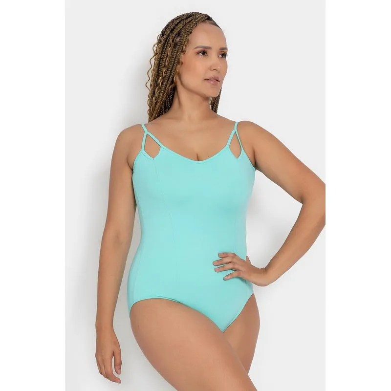 COLLANT AISHA CURVY BE YOU/25 ADULTO - VERDE ARUBA C-G