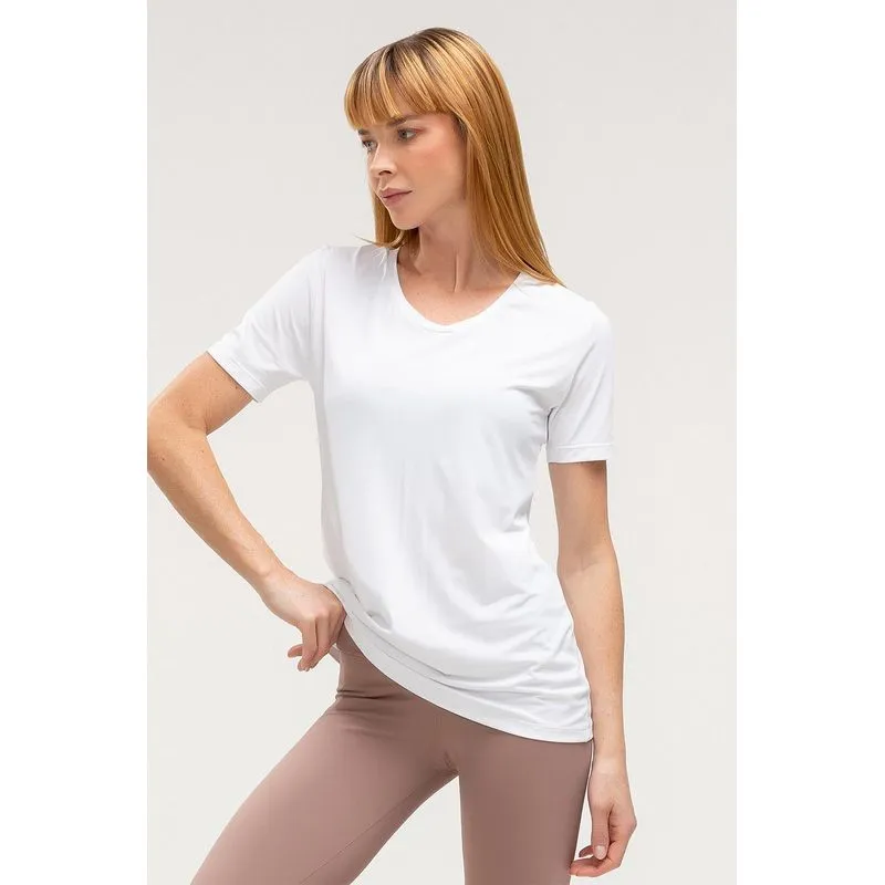 T-SHIRT ECO DRY WIDE - ESSENTIALS 26 - BRANCO GG