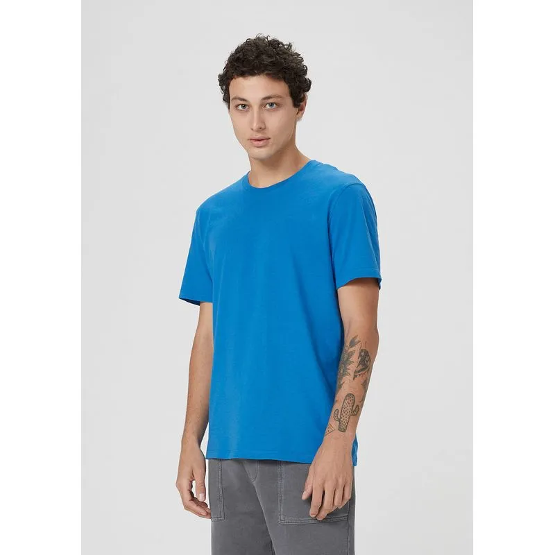 Camiseta Básica Unissex Mangas Curtas World - Azul XP