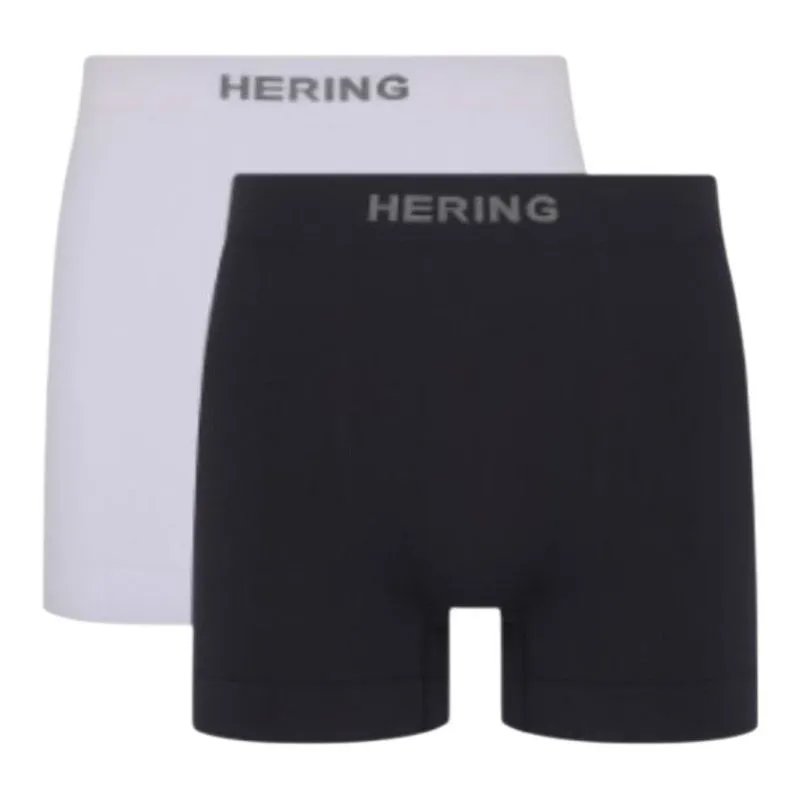 Kit 2 Cuecas Boxer M Hering Sem Costura Com Elastano 1 Branca 1 Preta (MP)