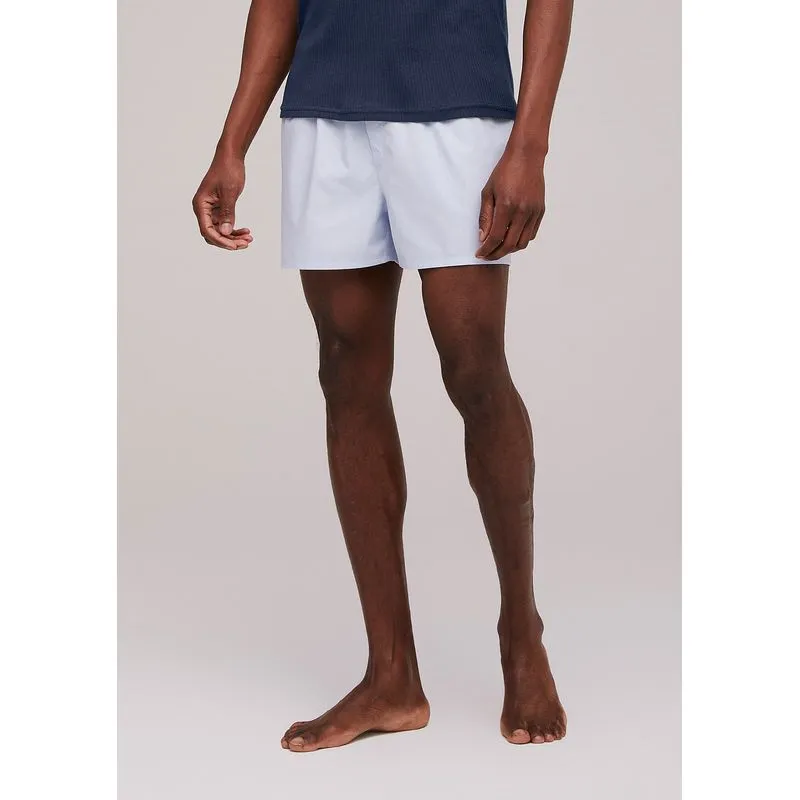Cueca Samba Canção Masculina Em Algodão - Azul G