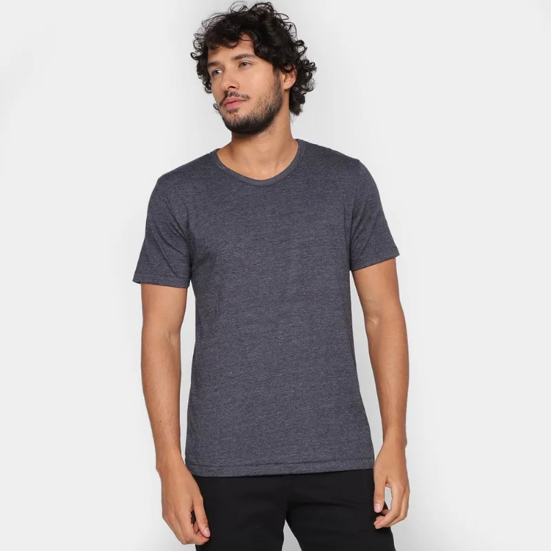 Camiseta Hering Slim Básica Masculina - Masculino - Oliva