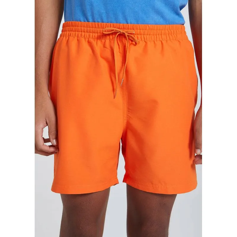 Shorts Básico Masculino com Amarração - Laranja G