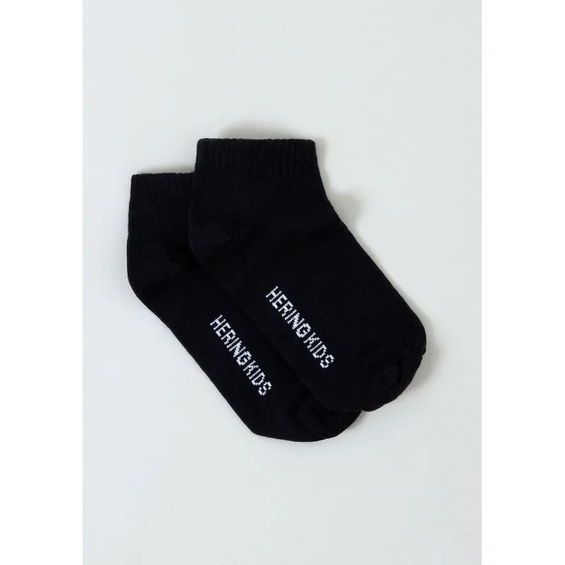 Meia Básica Infantil Menino Cano Curto Soquete Hering Kids - Preto G