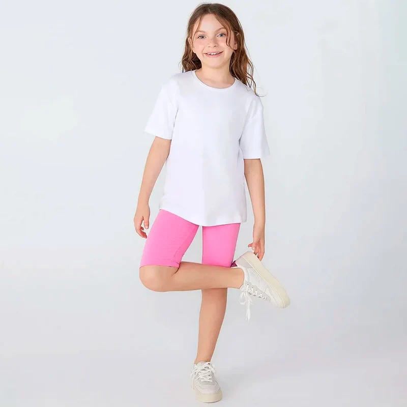 Bermuda Ciclista Rosa Hering Infantil - Feminina 14 / Menina
