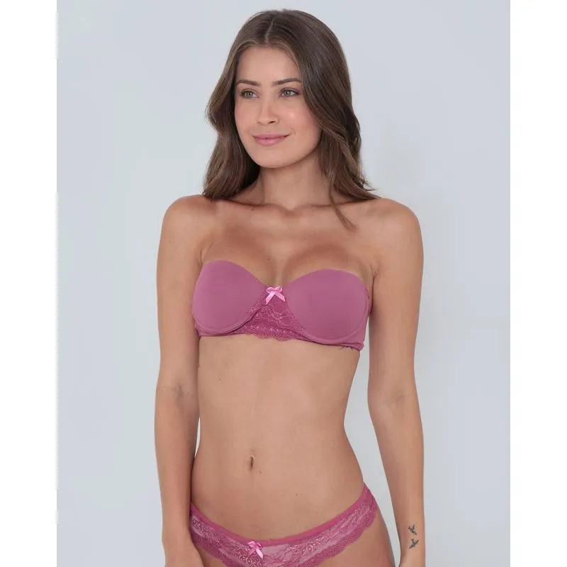 Sutiã Com Bojo Tomara Que Caia Rosa 46