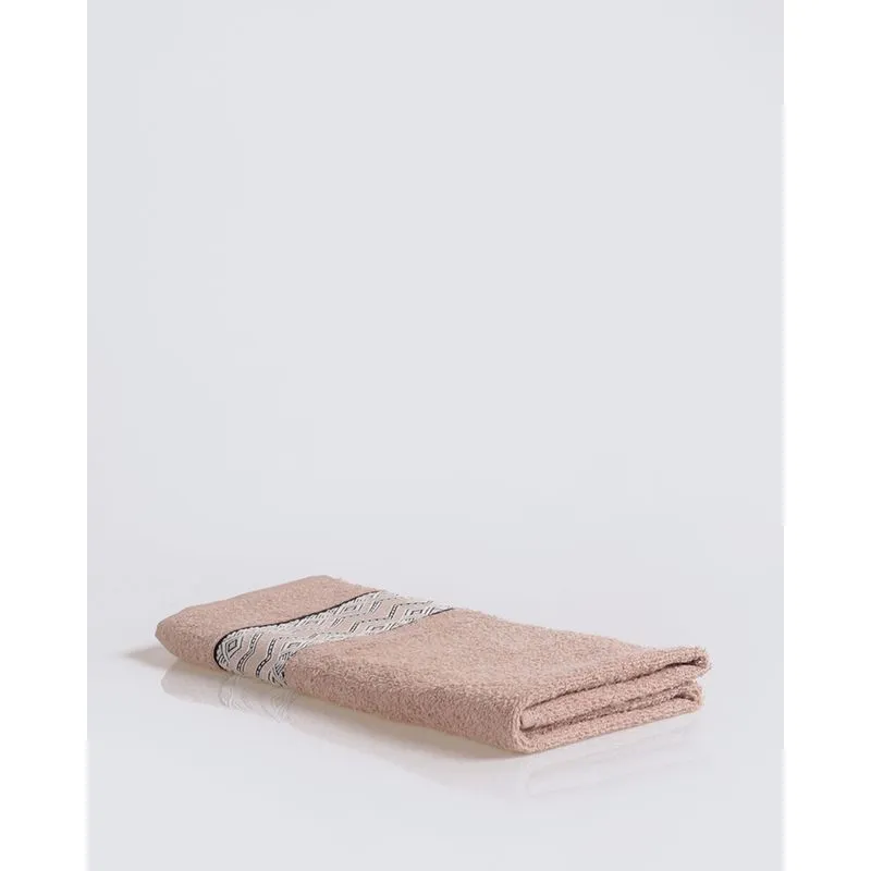 Toalha De Rosto Jacquard África Dohler Bege UN